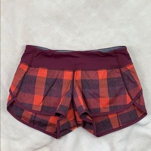 Lululemon Speed Shorts!